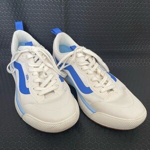 Vans Ultra Range White and Blue Sneakers